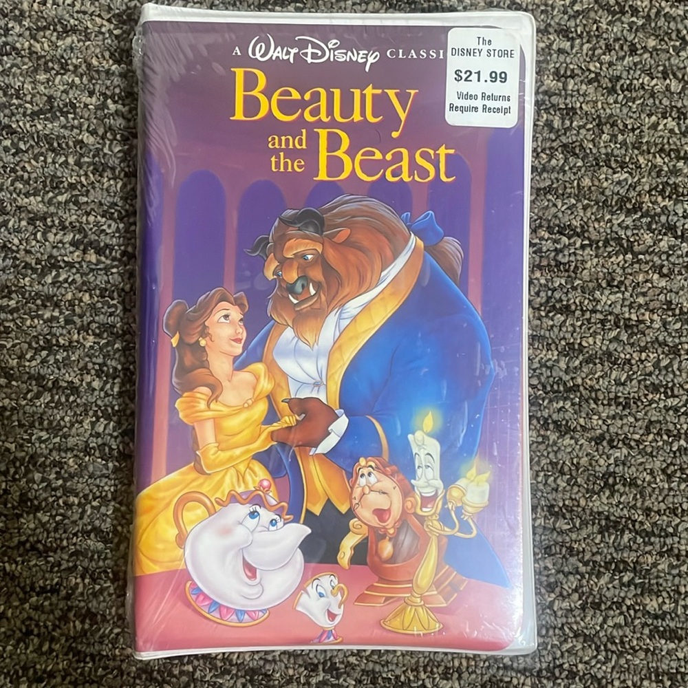 Vintage VHS Tape Beauty and the Beast
